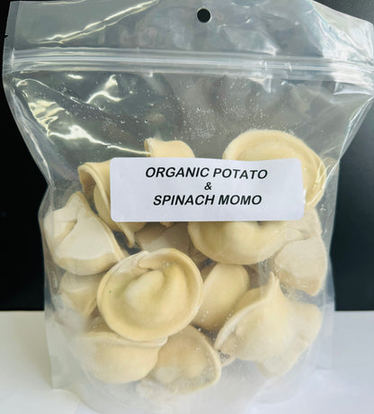Potato and Spinach MoMos